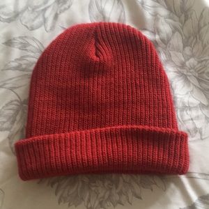 Red beanie